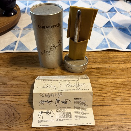 Lady sheaffer silver red - silver,